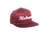 University of Alabama Cursive Retro Snapback Hat – Crimson