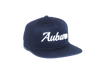 Auburn University Cursive Retro Snapback Hat - Navy Blue