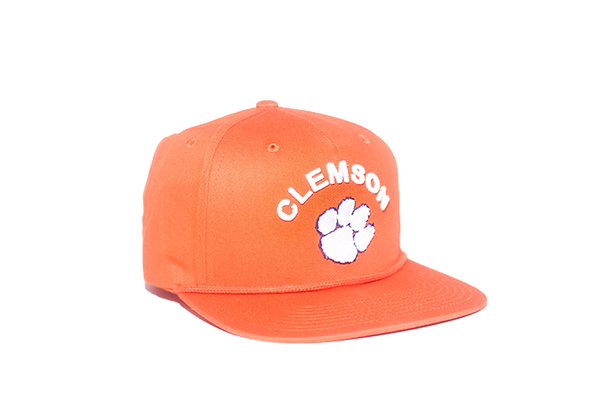 Clemson University Classic Retro Snapback Hat - Orange