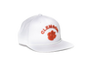 Clemson University Classic Retro Snapback Hat - White