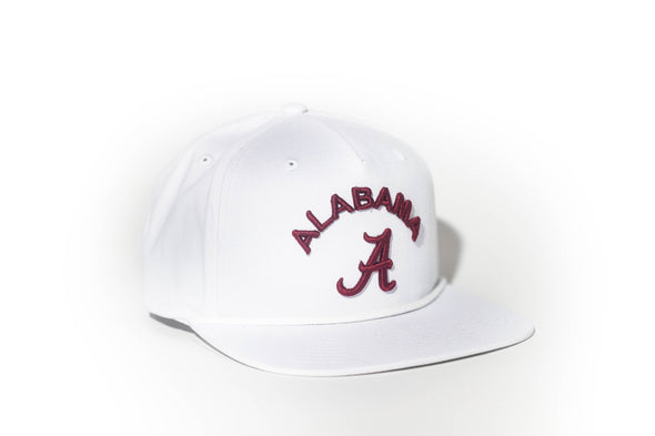 University of Alabama Classic Retro Snapback Hat - White