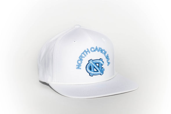 University Of North Carolina Classic Retro Snapback Hat - White