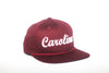 University of South Carolina Cursive Retro Snapback Hat – Garnet