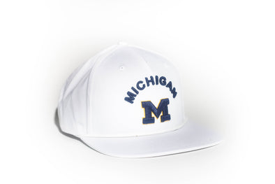 University of Michigan Classic Retro Snapback Hat - White