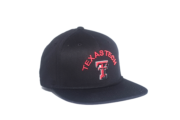 Texas Tech University Classic Retro Snapback Hat – Black
